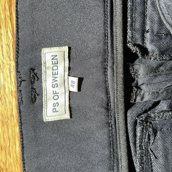 PS of Sweden Black Riding Tights / Breeches Sz 48 with Pockets Silicone Grip - Picture 4 of 7